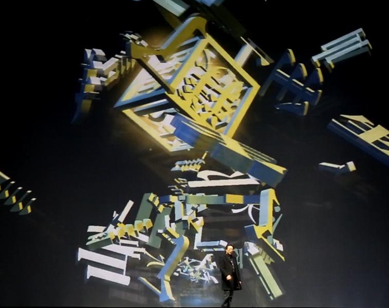 Interactive concert stage vj design