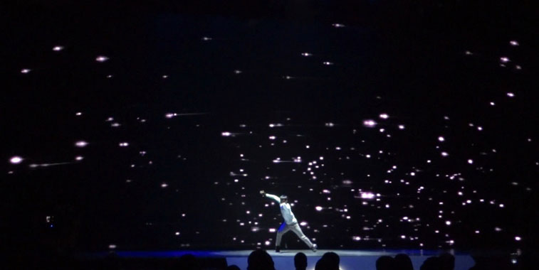 Motion Capture real time Interactive Performing