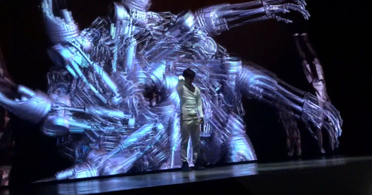Motion Capture real time Interactive Performing