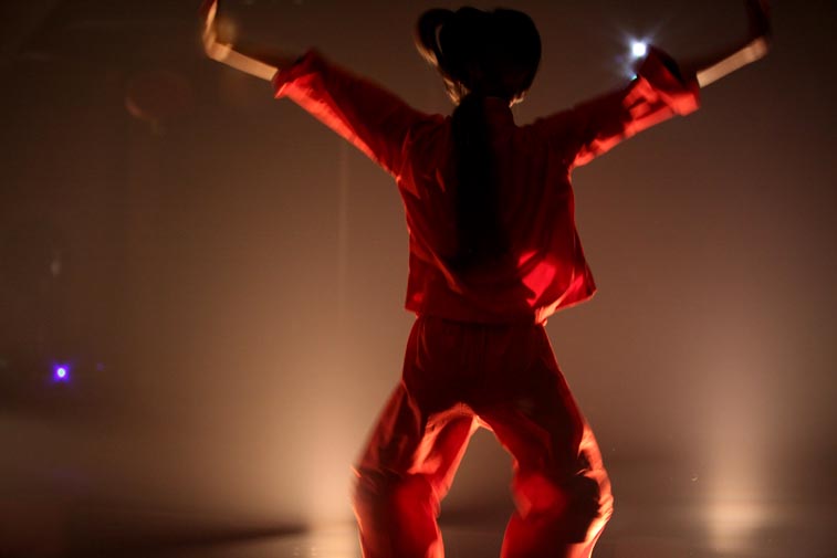 stereoscopic projection and interactive performing in Lin Historical Theater